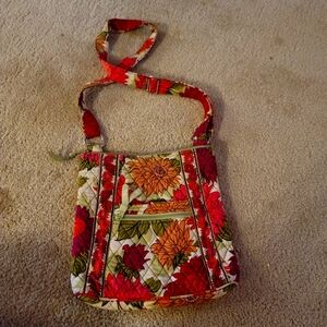 Colorful Floral Crossbody Bag with Long Strap Vera Bradley